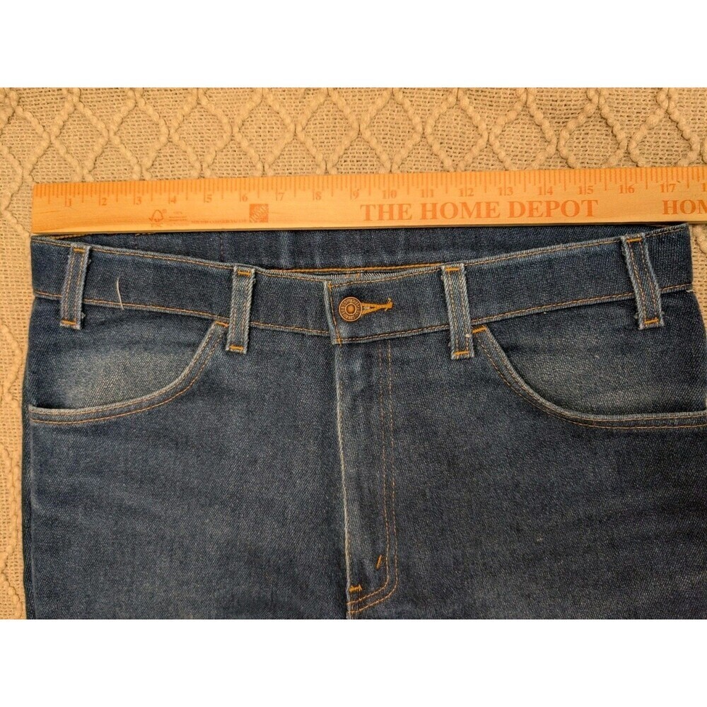 Vintage Levis 547 Bronze Tab Men’s Jeans 36x29 Dark Indigo Blue Wash 40547-2317 - Picture 5 of 16